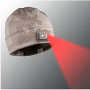 Powercap Hbr4-0944 4.0 LED Rechargeable Headlamp Beanie with Dual Red and White LED Lighting, USB-C Rechargeable, IPX4 Water Resistant, Outfitter Camo