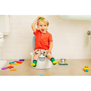 Munchkin Multi-Stage 3-in-1 Toddler Potty Seat Trainer Ring and Step Stool White 41675
