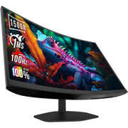 Sceptre C248W-FW100T Curved 24-inch 1500R DisplayPort HDMI X2 Eye Care Gaming Monitor, Machine Black