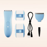 Meridian M2E Trimmer Original Bikini & Body Hair Electric Shaver for Women & Men, Sky