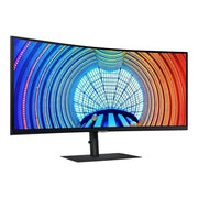 Samsung ViewFinity S65UA 34-Inch Ultrawide Curved Ultra-WQHD Monitor, 100Hz, HDR10, USB-C with 90W Charging, TUV-Certified Eye Care, Height Adjustable Stand, Black