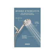 Moen 5 Inch Hydro Energetix 8-Function/Spray Patterns Handheld Shower