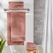 Better Homes & Gardens Signature Soft Solid Bath Sheet, Old Rose, 34 in x 64 in, 90% US Cotton 10% Viscose, Fade Resistant, Extra Absorbent