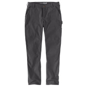 Carhartt Rugged Flex Relaxed-Fit Straight Canvas Work Pants for Ladies - Shadow - 12 - Short