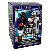 Panini 2025 Donruss Optic Football Trading Cards Blaster Box, 24 Cards, Includes 3 Rated Rookie Purple Shock Parallels