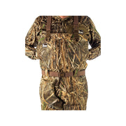 Banded Phantom X Breathable Insulated Fishing Waders, 1600 Gram, Waterproof, Articulated Knee Design, Fleece-Lined Hand Warmer Pocket, Realtree Max-7, 10 Regular