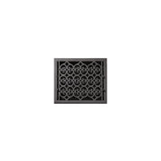 Signature Hardware 346058 Old Victorian Cast Iron Floor Register, Black Powdercoat