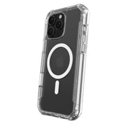onn. WIBCLR100149695 MagSafe Compatible Rugged Phone Case for iPhone 16 Pro Max - Clear