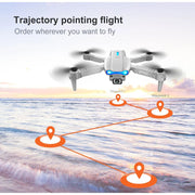 BEEPRINCESS E99 pro Drone with 4K HD Dual Camera for Adults Kids RC Quadcopter with 2 Modular 1800mAh Batteries for 30 Mins Long Flight (Gray)