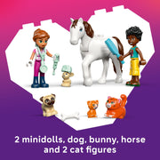 LEGO Friends Animal Vet Clinic Building Toy, 141 Pieces, Multicolor, Ages 4+, 6585604