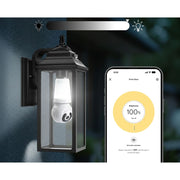 Merkury Innovations MI-CW107-199W 2K Light Bulb Security Camera, 4MP Ultra HD, 360 Pan Tilt, Night Vision, Motion Detection, Two-Way Audio, WiFi, E26 Socket