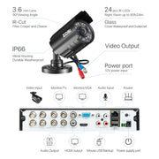 Zosi 8CN-211B4S-00-US 1080P Security Camera System