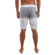 Pelagic Strike Board Shorts, Light Grey Brush Camo, Ultralight Quick-Dry Recycled Fabric, 4-Way Stretch, 19