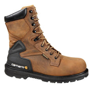 Carhartt Bison Brown Waterproof Steel Toe Work Boots for Men - Bison/Brown - 10.5M