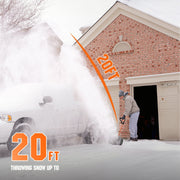 Litheli U20SS02-0A110 Cordless Snow Shovel, 20V 12