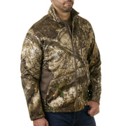Realtree APX Men's Chill Cutter Softshell Hunting Jacket, Windproof, Integrated M