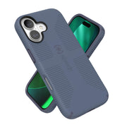 Speck CandyShell Grip MagSafe Case for iPhone 17, Dual-Layer Protection, Mystery Blue and Faded Denim
