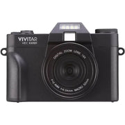 Vivitar VECXX101-BLK-STK-4 4K Digital Camera, Black 48MP