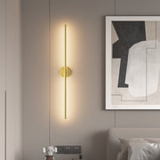 Ralbay 40 Inch Gold Wall Sconces Set of Two, 360 Rotatable Vanity Light, 3000K LED, Metal Construction, 9825