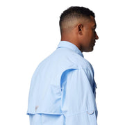 Columbia Men's PFG Bahama II Long Sleeve Shirt, UPF 30 Sun Protection, Quick-Dry Nylon, Relaxed Fit, Sail, Large, 101162