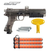 GI Sportz JT Paintball ER2 Pump Pistol RTS Kit, .68 Caliber, Lightweight Composite, Includes 30 Paintballs and Two 12g CO2 Cartridges, 81975