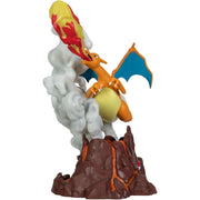 Jazwares Pokmon Charizard Deluxe Collector Statue, 13 Inch, Light FX with Glowing Lava and Flames, Official Licensed Action Figure, PKW3173