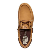 Heydude Harbor Lo Classic Men's Boat Shoes, Lightweight Slip-On Loafers, Bone Brown Multi, 45139-2LI