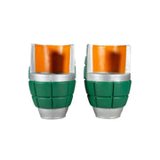 McFarlane Toys My Hero Academia Katsuki Bakugo Grenadier Bracers, Foam Cosplay Accessories, Green, 8 Inch, Pack of 2