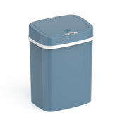 Nine Stars WM-DZT-12-5SB Touchless Trash Can 3.2 Gallon Plastic Steel Blue