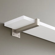 Small L-Bar Brass Shelf Bracket - 7 