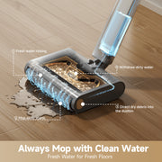 Dreame MPX8 Floorx 100 Cordless Wet & Dry Floor Washer, White