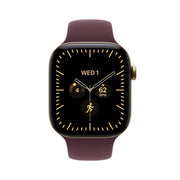 Apple Watch Series 12 Smartwatch, GPS + Cellular, 46mm Radiant Gold Titanium Case, Burgundy Sport Band, Advanced Health and Fitness Tracker