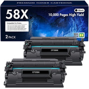 Vipink 58X Black High Yield Toner Cartridge 2-Pack (With Chip)