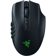 Razer RZ01-04400100-R3U1 Naga V2 Pro MMO Wireless Optical Gaming Mouse with Interchangeable Side Plates, Black