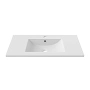 Swiss Madison SM-BVP48 47.56 in. W x 18.31 in. D Ceramic Vanity Top in Glossy White