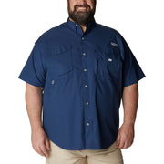 Columbia PFG Bonehead Short Sleeve Button-Down Fishing Shirt, Carbon, XX-Large, 101177