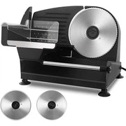 Aicok 519N 200W Electric Deli and Food Meat Slicer with Two Removable 7.5 Stainless Steel Blade