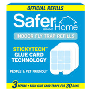 Safer Home Indoor Fly Trap Refills - 3pk