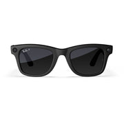 Ray-Ban Meta, Wayfarer  Glasses with Meta AI, 12 MP Ultra-Wide Camera, Polarized Gradient Graphite Lenses, Matte Black, Regular Fit