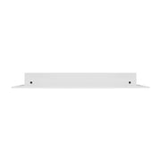 Texas Buildmart 14x14 Modern AC Vent Cover, Decorative White Aluminum Heating and Cooling Register Grille, Standard Linear Slot Diffuser