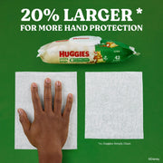 Huggies Extra Large Unscented Baby Wipes, Hypoallergenic, pH Balanced, Flip-Top Packs, 882 Count, 58695