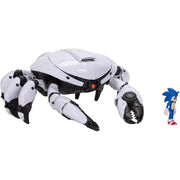 Sonic 424094 Crab Mech Battle Playset with Mini Figure