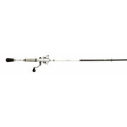 Lew's MACH 1 Spinning Fishing Rod and Reel Combo, 7-Foot IM7 Graphite Rod, Light Power, Fast Action, Size 100 Reel, 10-Ball Bearings, 5.2:1 Gear Ratio, Gray Black Blue, MH1070LFSG3