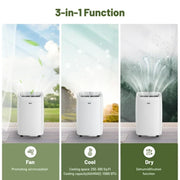 DuraComfort DP11CD Portable Air Conditioners 11000 BTU 7250BTU (SACC) White