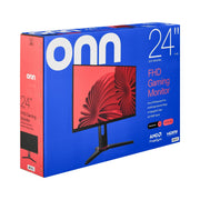 Onn 24in FHD Gaming Monitor, 1920 x 1080p, 240Hz Refresh Rate, 1ms Response Time, Black, HDMI and DisplayPort Cables Included, 100027813