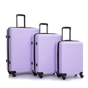 Travelhouse TH2085LP 1 Piece Hardside Luggage Set Hardshell Lightweight Suitcase with TSA Lock Spinner Wheels 20in24in28in, Light Purple
