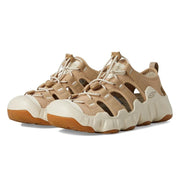 KEEN Women's Hyperport H2 Sandals, Secure Lace Lock Bungee, Quick-Dry Breathable Webbing, Aquagrip Rubber Outsole, High-Rebound Cushioning, Chipmunk/Birch, 6.5, 1030678