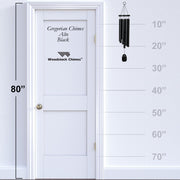 Woodstock Chimes Signature Collection Gregorian Chimes Alto 27 in Black Wind Chime GABB
