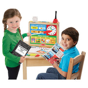 Melissa & Doug 8514 School Time! Classroom Play Set Game - Be Teacher or Student pretend