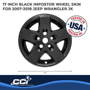 Coast To Coast IWCIMP340BLK 5 Spoke Gloss Painted 17